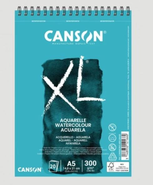 Album Canson XL Aquarelle, per pittura ad acquerello