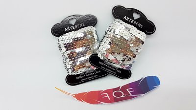 Artebene, Nastro di pailettes 5m, Argento