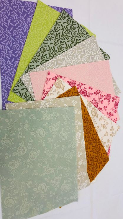 Assortimento 10 Fogli Pannolenci Decorato 30x40 1mm