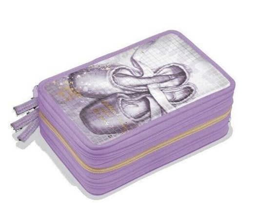 Astuccio 3 cerniere Dimensione Danza Glicine