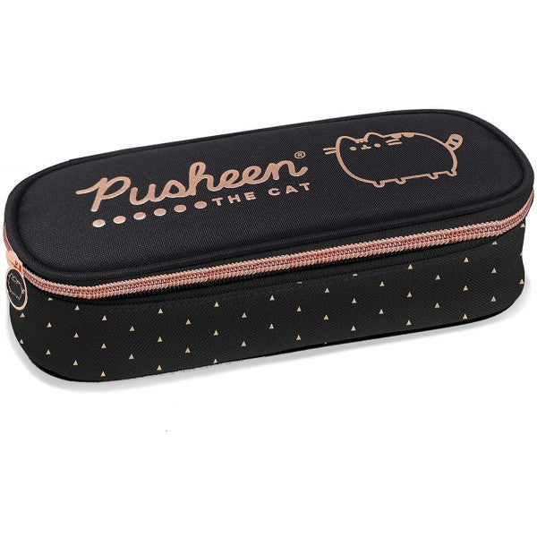 Astuccio Ovale Pusheen portapenne Sparkling Gold
