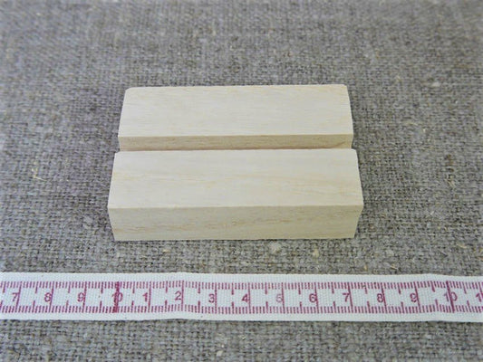 Base in legno 8 cm con 1 scanalatura