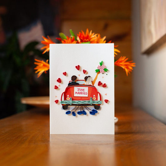 Biglietto Filigrana di carta matrimonio