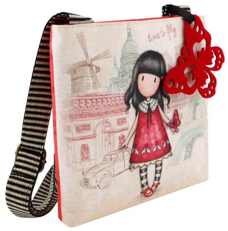 Borsetta tracolla mini Gorjuss Cityscape - Time to Fly 386GJ14