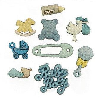 Bottoni decorativi - Baby Boy - 335610 - 4423