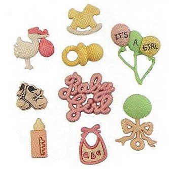 Bottoni decorativi - Baby Girl - 335610 - 4424
