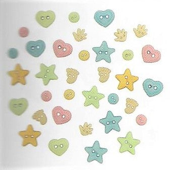 Bottoni decorativi - Baby Shapes - 335610 - 4422