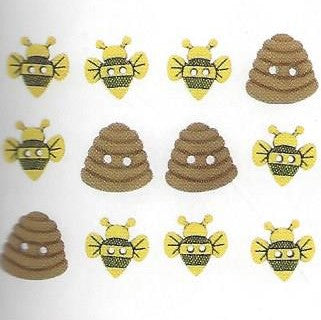 Bottoni decorativi - Bumble Bees - 335700 - 6947