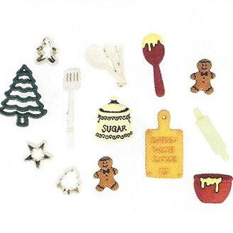 Bottoni decorativi - Christmas Cookies - 335700 - 2473