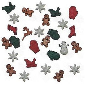 Bottoni decorativi - Christmas Miniatures - 335700 - 1168