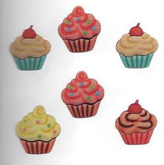 Bottoni decorativi - Cupcakes - 335630 - sd100