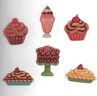 Bottoni decorativi - Decadent Desserts - 335630 - sd104