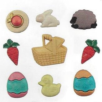 Bottoni decorativi - Easter Basket - 335610 - 4450