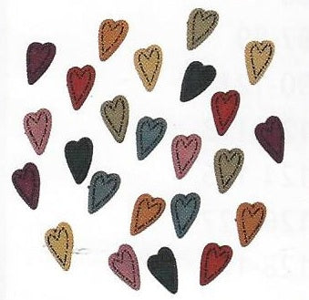 Bottoni decorativi - Folk Hearts - 335610 - 1606