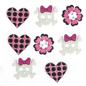 Bottoni decorativi - Girl Punk - 335700 - 5813