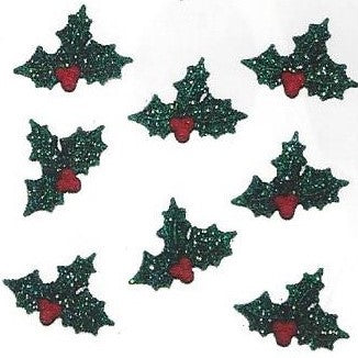 Bottoni decorativi - Glitter Holly - 335700 - 4979