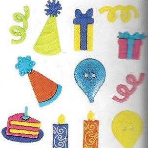 Bottoni decorativi - Happy Birthday - 335700 - 2168