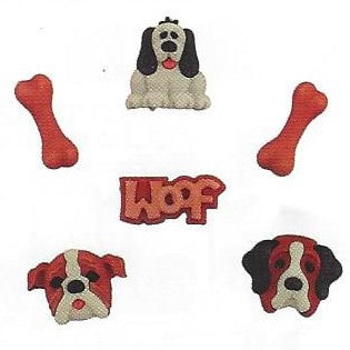 Bottoni decorativi - It's A Dog Life - 335615 - pp101