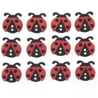 Bottoni decorativi - Lady Bugs - 335700 - 6940