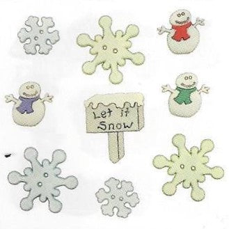 Bottoni decorativi - Let It Snow - 335610 - 4134