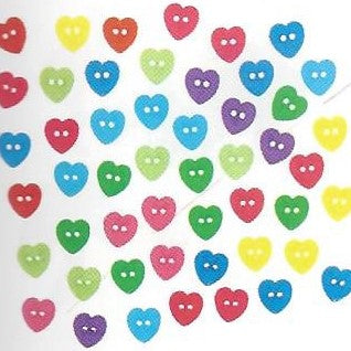 Bottoni decorativi - Mini Simple Hearts - 335700 - 1791