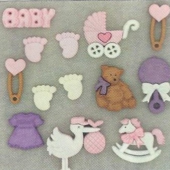 Bottoni decorativi - New Arrival Baby Girl - 335700 - 4750