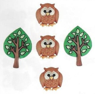 Bottoni decorativi - Night Owls - 335700 - 5815