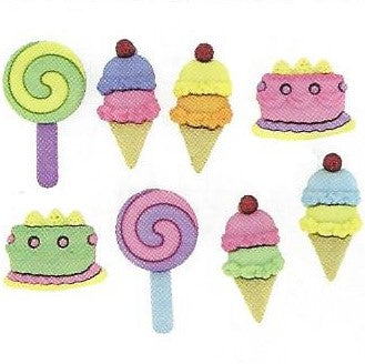 Bottoni decorativi - Pastel Cakes - 335700 - 7811