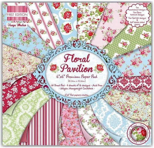 Carta blocco Scrap - Floral Pavilion FEPAD065  15x15 cm (6"x6")