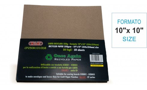 Carta blocco Scrap KRAFT wiler - CP250R1010DB - 10"x 10"