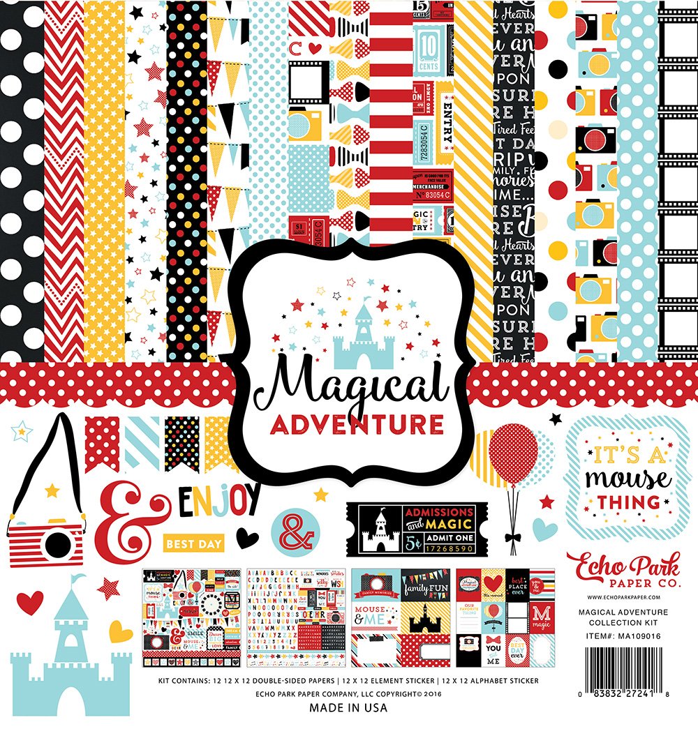 Carta Blocco Scrap - Magiche avventure - MA109016 30x30 (12"x 12")