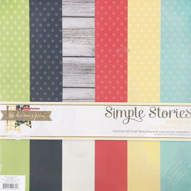 Carta blocco Scrap Simple Stories 30x30cm (12"x12")