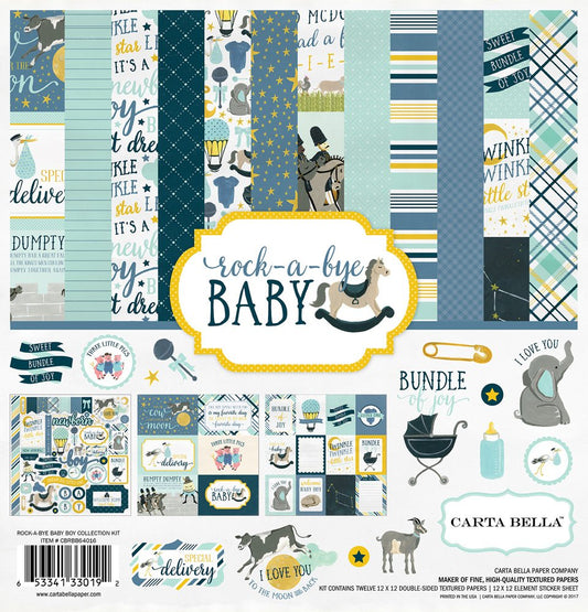 Carta Scrapbooking - Ben arrivato bimbo - CBRBB64016 - 30x30 (12"x 12")