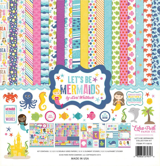 Carta Scrapbooking - Sirenette - LBM110016 - 30x30 (12"x 12").
