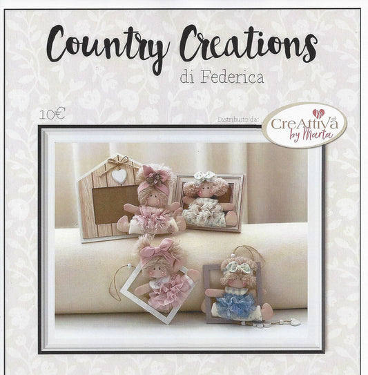 Cartamodello Federica Country Creations Creattiva Bomboniere con quadretti P1925