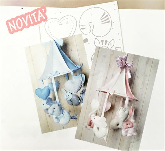 Cartamodello Stencil Creattiva Set Giostrine CRSTE-022