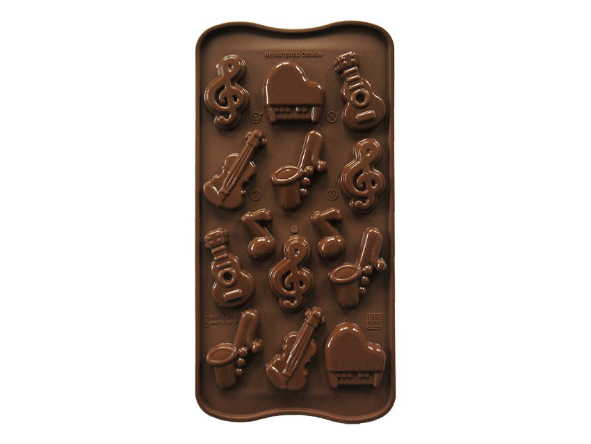 CHOCO MUSIC Stampo in silicone SILIKOMART SCG043