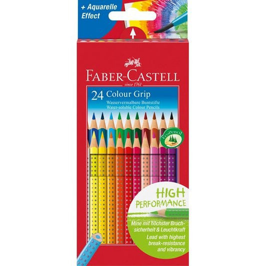 Confezione da 24 matite Colour Grip Faber-Castell 112424