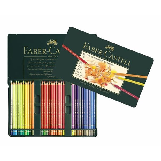 Confezione  da 60 colori a matita Polychromos Faber-Castel 110060