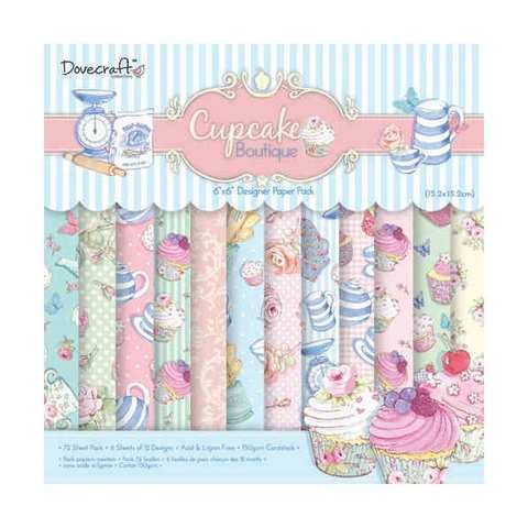 Cupcake Boutique DCDP134 15x15cm (6"x6")