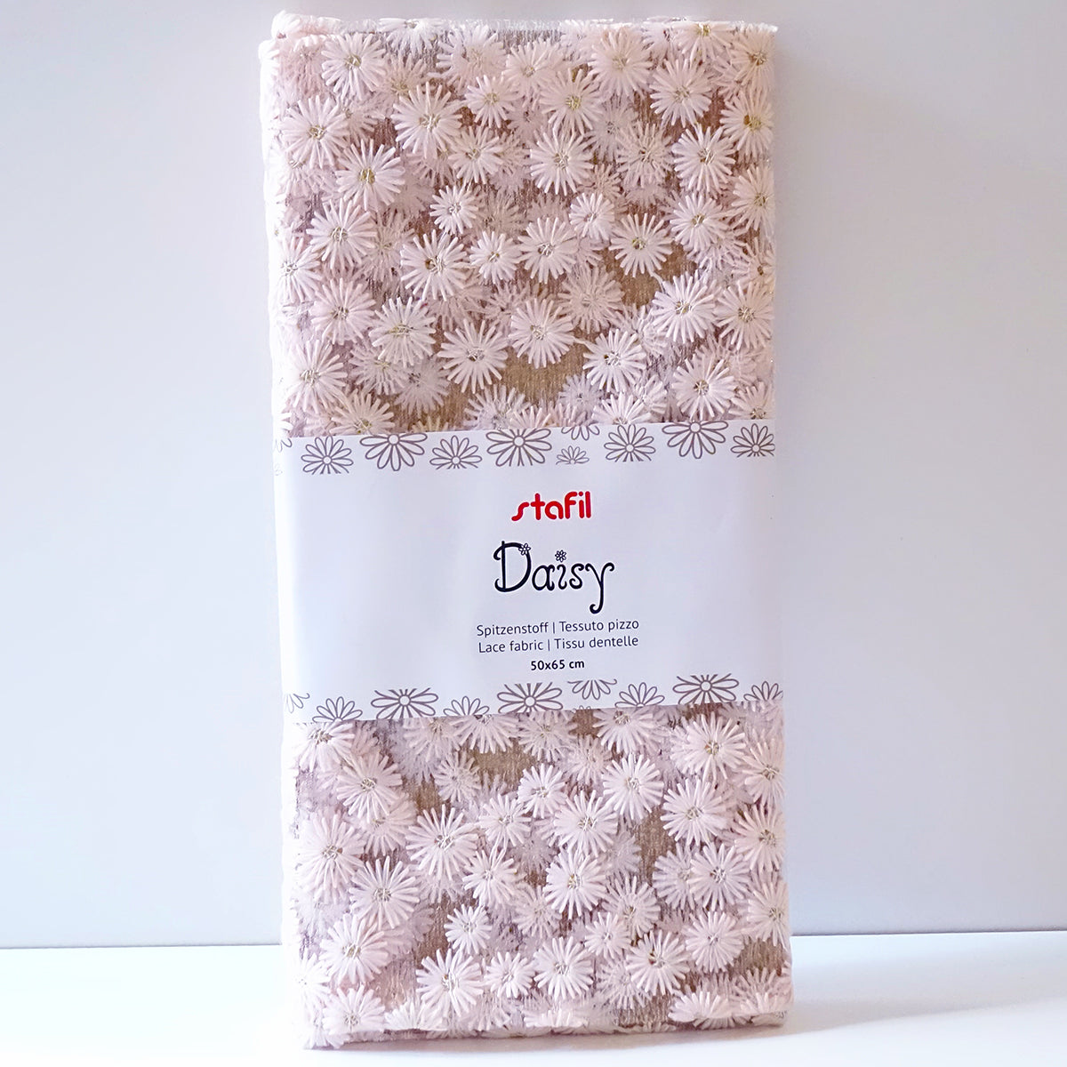 Tessuto pizzo Daisy 50x70