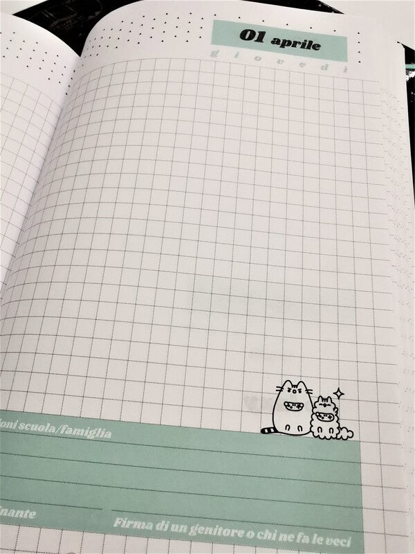 Diario 2020 - 2021 Pusheen Sparlkling Gold Tiffani S100432