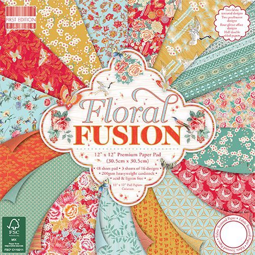 FEPAD155 Floral Fusion 30x30cm