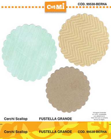 Fustella Cut-Mi -  Cerchi Scallop 99530