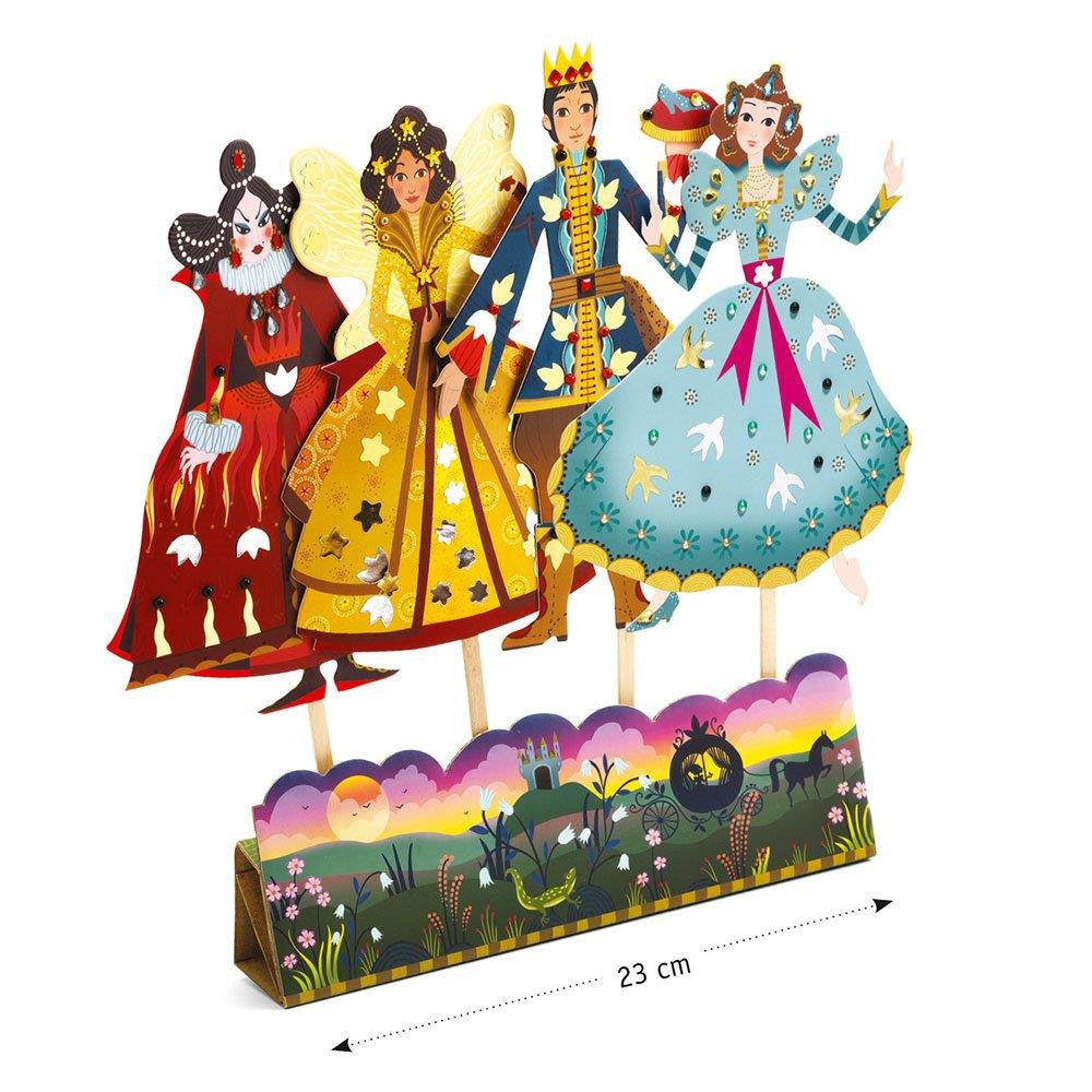 Giochi Djeco Fai da te MARIONETTE Cenerentola DJ07991