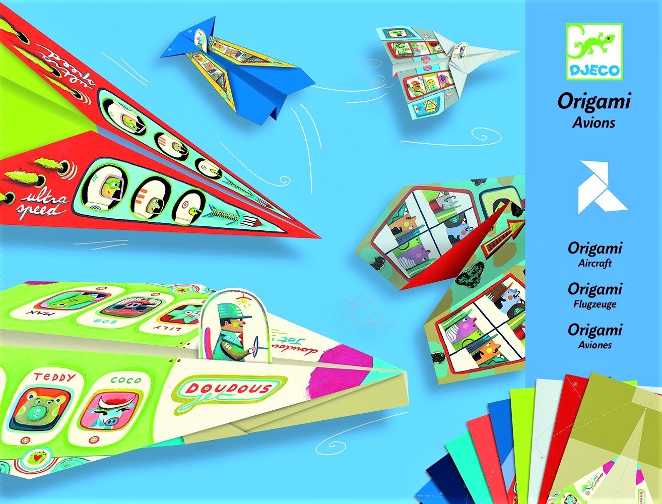 Gioco Djeco ORIGAMI DJ08760 Avions