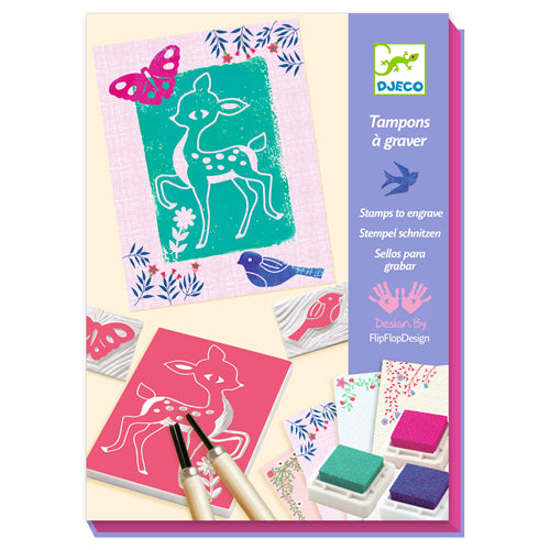 Gioco Djeco TIMBRI DA INCIDERE DJ08606 Scenari naturali