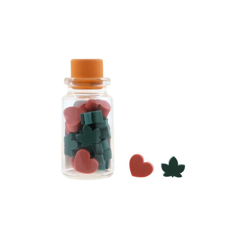 Gomme mini in bottiglia di vetro Gorjuss 590GJ01 Autumn Leaves