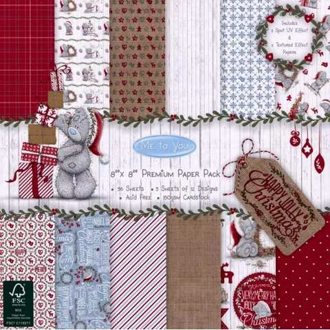 Happy Jolly Christmas MYPAP002X15 20x20 cm (8"x8")