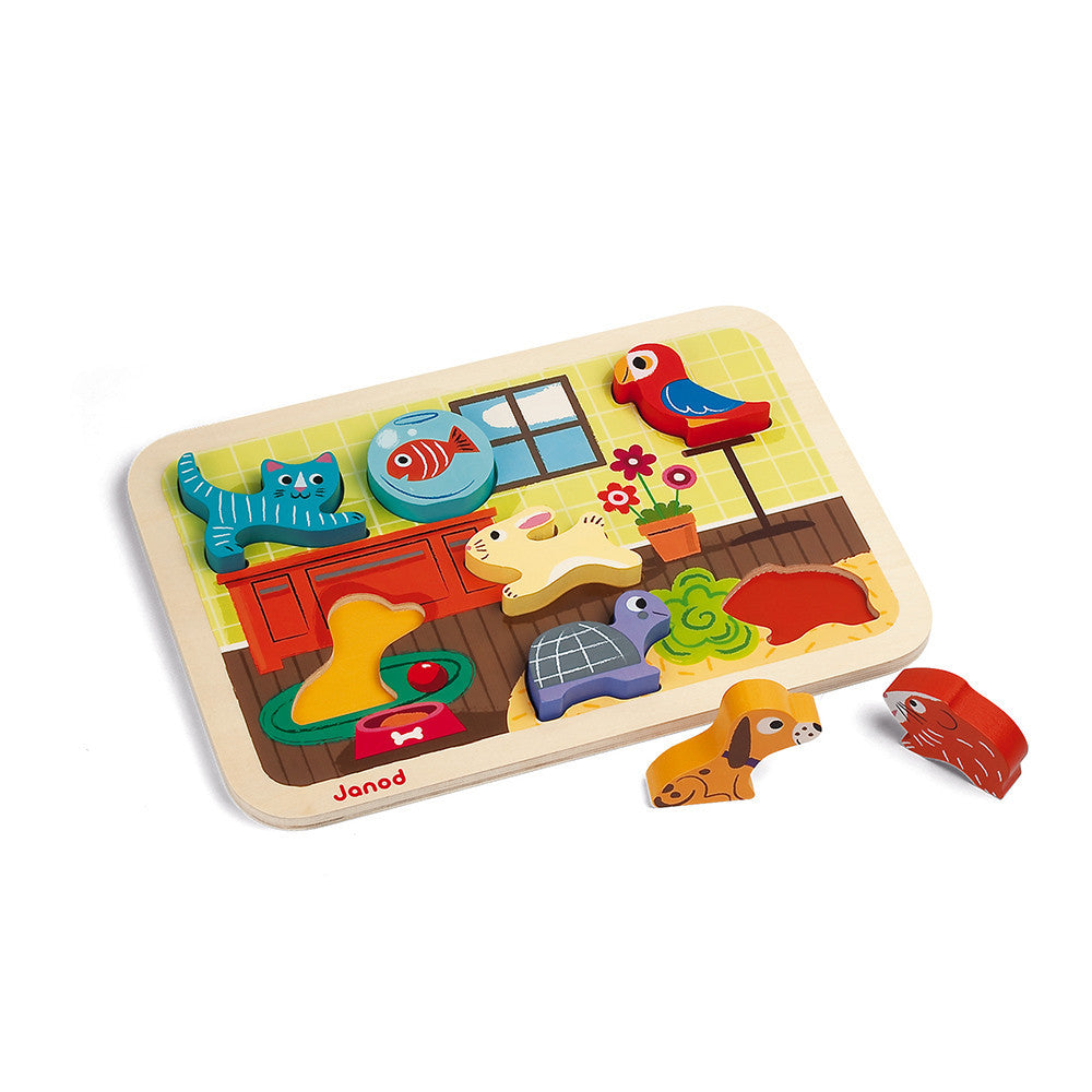 Janod Puzzle ANIMO (Legno) 18 - 36 mesi 07024